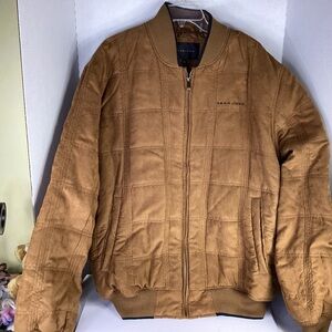 Sean John Men's Brown Bomber Jacket size XXL
